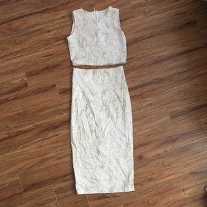 Matching Crop top and Pencil Skirt